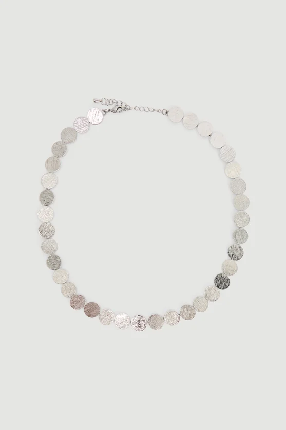 Plate Necklace Silver - Gusto