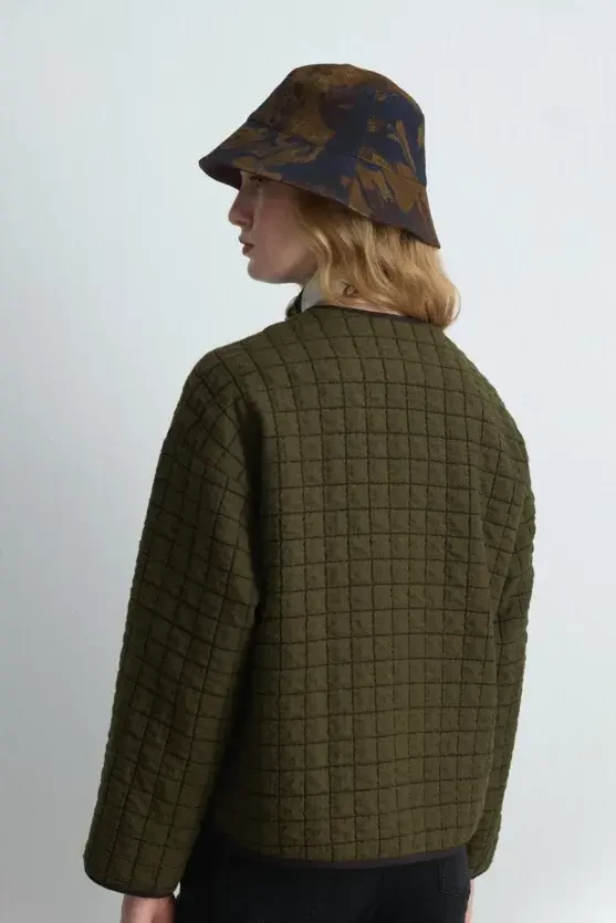 Quilted Jacket - Khaki - 9