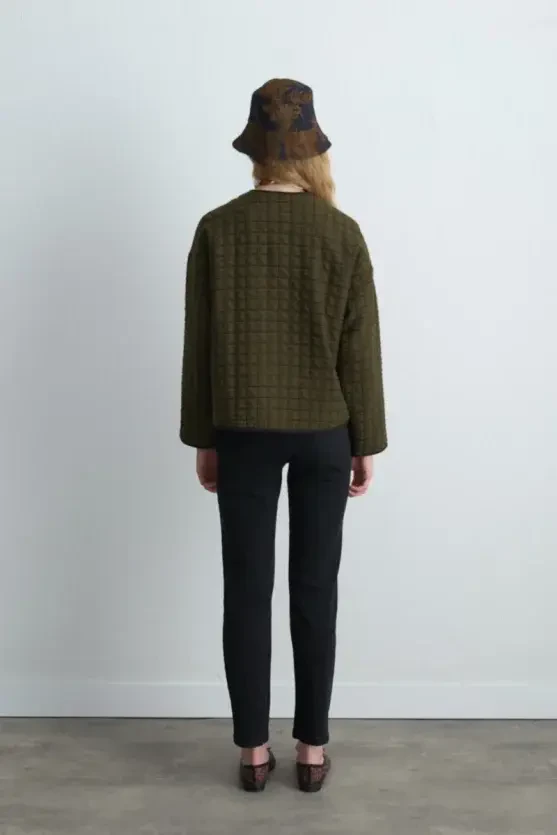 Quilted Jacket - Khaki - Gusto