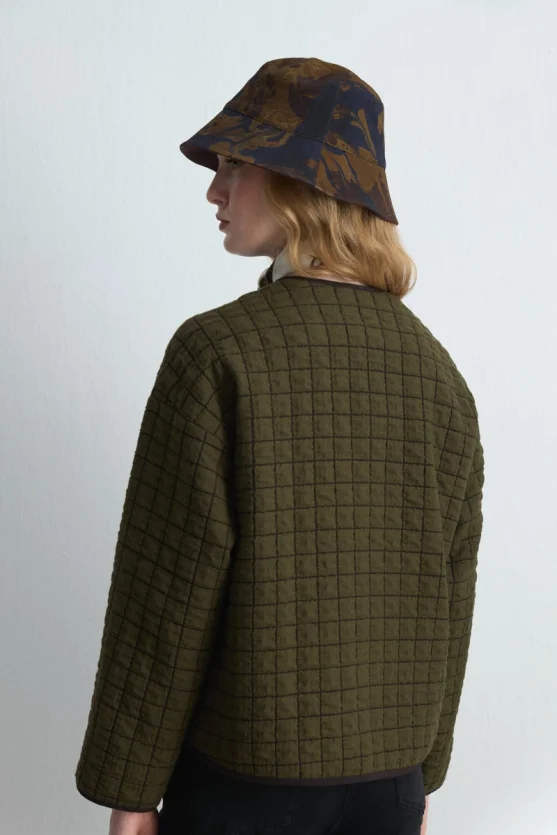 Quilted Jacket Khaki - 9