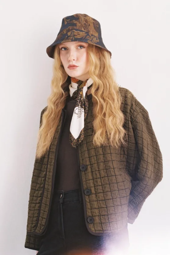 Quilted Jacket Khaki - Gusto