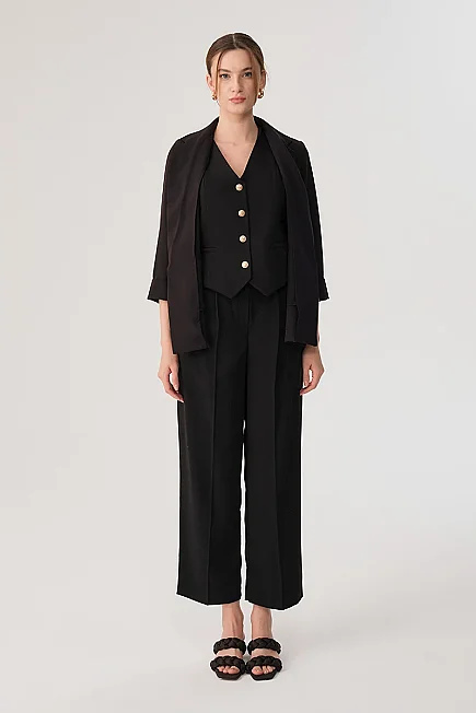 Relaxed Fit Jacket - Black - 3
