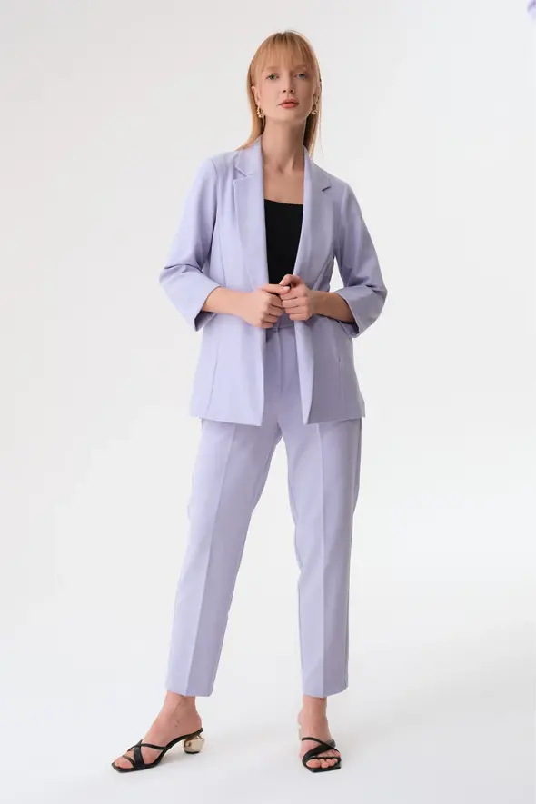 Relaxed Fit Jacket - Lilac - 2