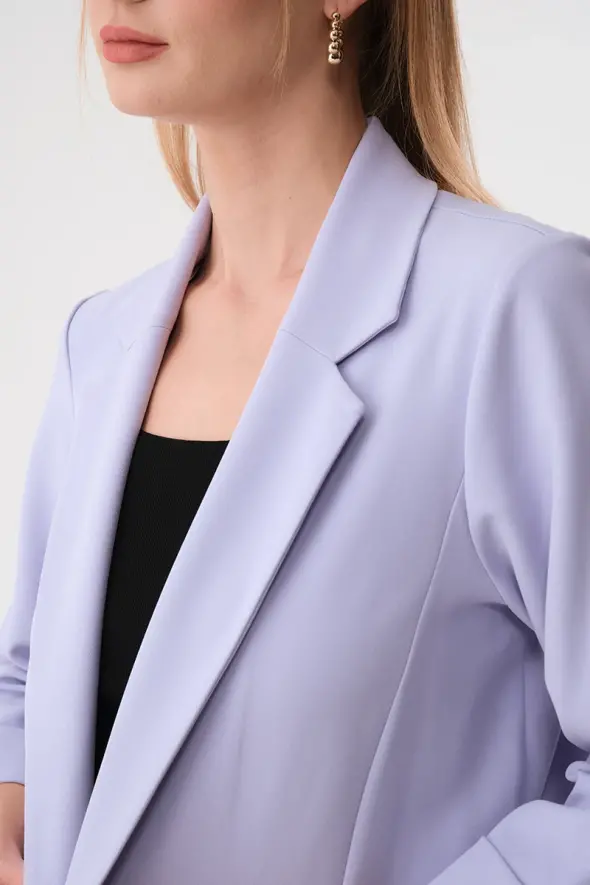 Relaxed Fit Jacket - Lilac - 3