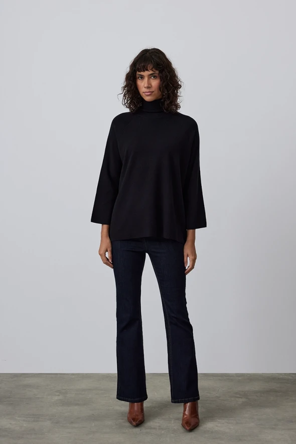 Relaxed Fit Knitwear - Black - 2