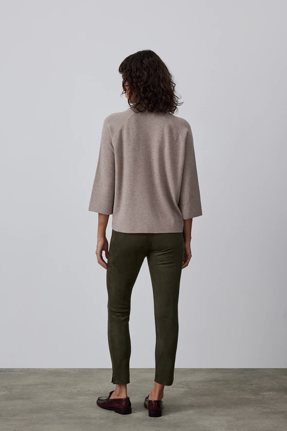 Relaxed Fit Knitwear - Mink - 4