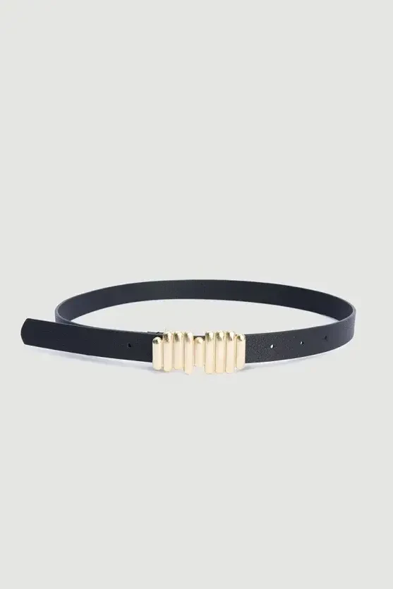 Rod Design Belt - Black - Gusto