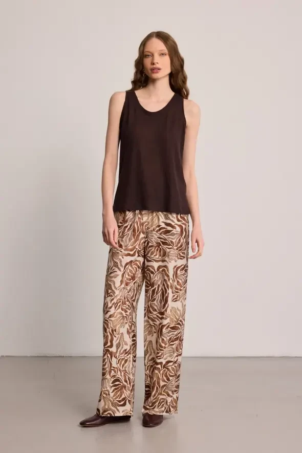 トップス Uhr / Linen Balloon Camisole/ BROWN トップス Uhr / Linen Balloon Camisole/ BROWN Linen Balloon