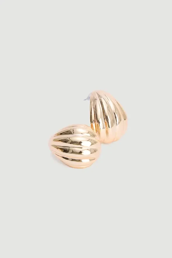 Seashell Earrings - Gold - 3