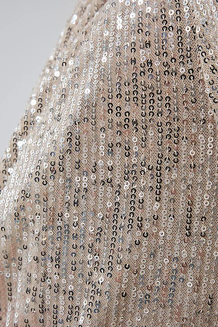 Sequin Jacket - Platinum - Gusto