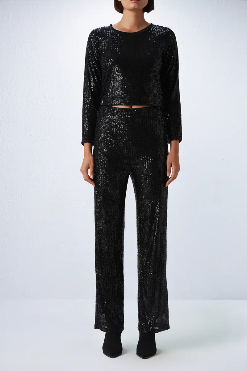 Black store sparkly pantsuit