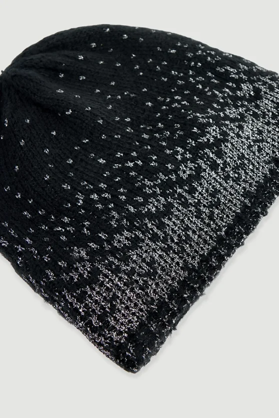 Shimmery Beanie Black - Gusto