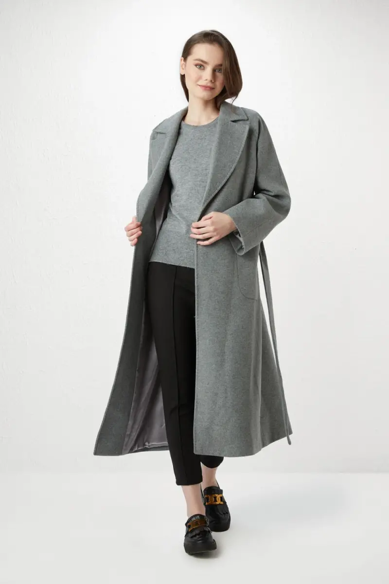 Short Sleeve Basic Sweater - Gray - 5