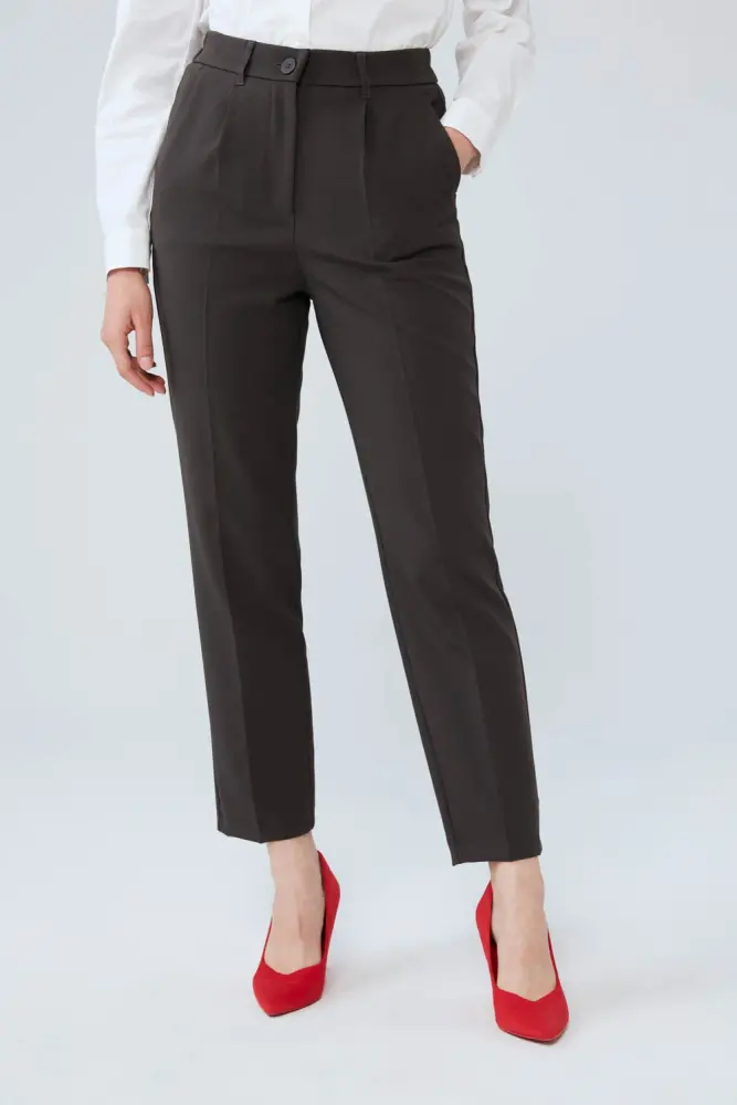 Buy Men Beige Ultra Slim Fit Textured Casual Trousers Online - 777623 |  Allen Solly