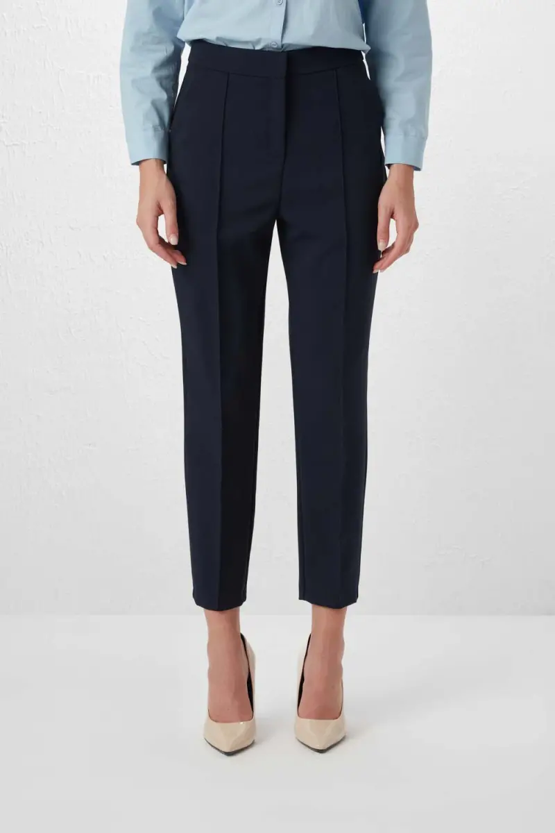 Navy blue clearance trousers