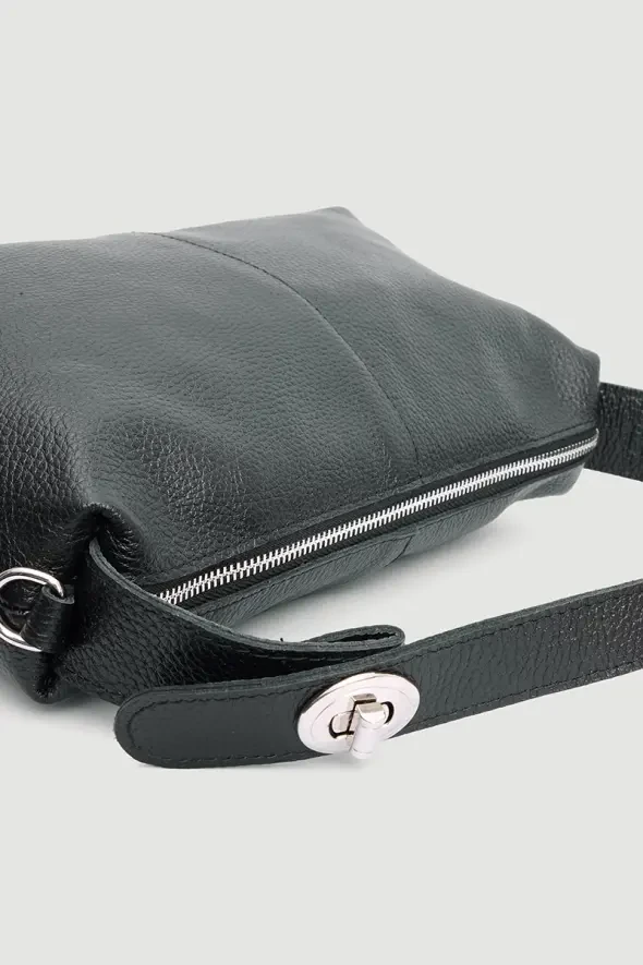 Soft Leather Bag - Black - Gusto