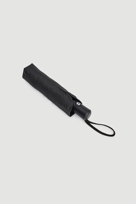 Solid Color Foldable Umbrella Black - Gusto