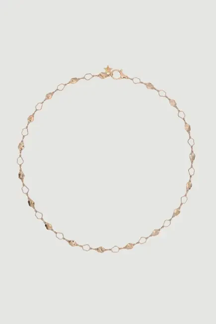 Star Detail Metal Chain Belt - Gold Gold