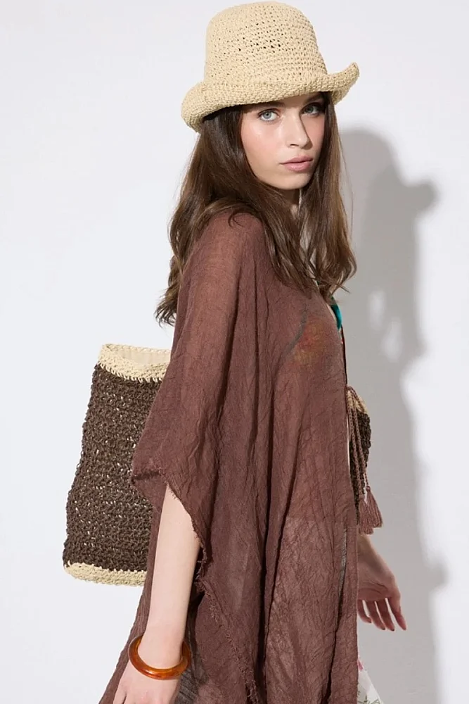 Straw Hat - Beige Beige