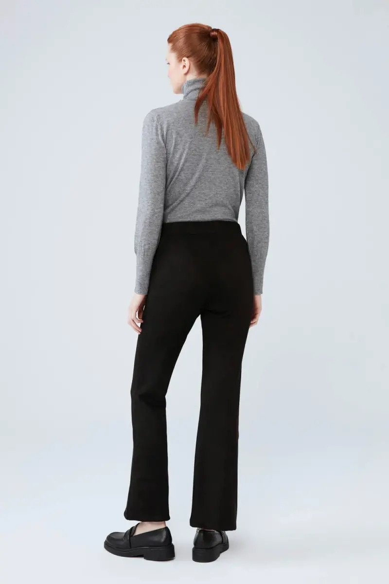 Black 2024 suede trousers