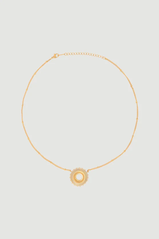 Sun Necklace Gold - Gusto