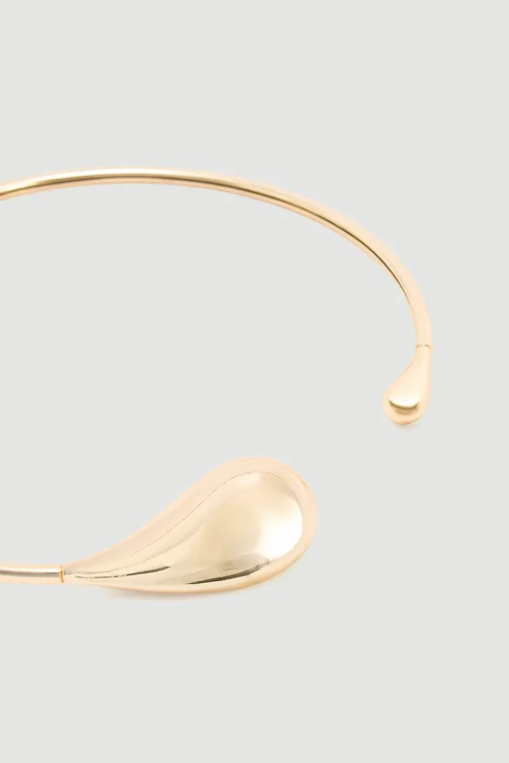 Teardrop Necklace Gold - 3