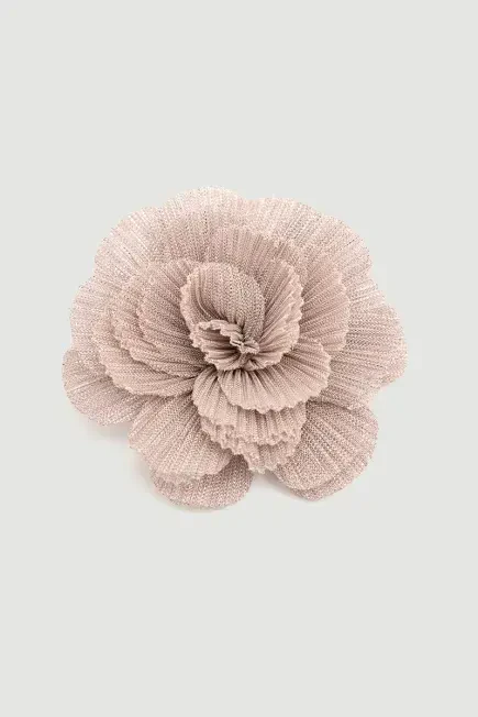 Tulle Rose Brooch - Pink Pink
