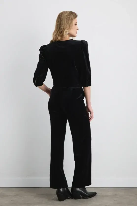 Velvet Bolero Jacket - Black - Gusto
