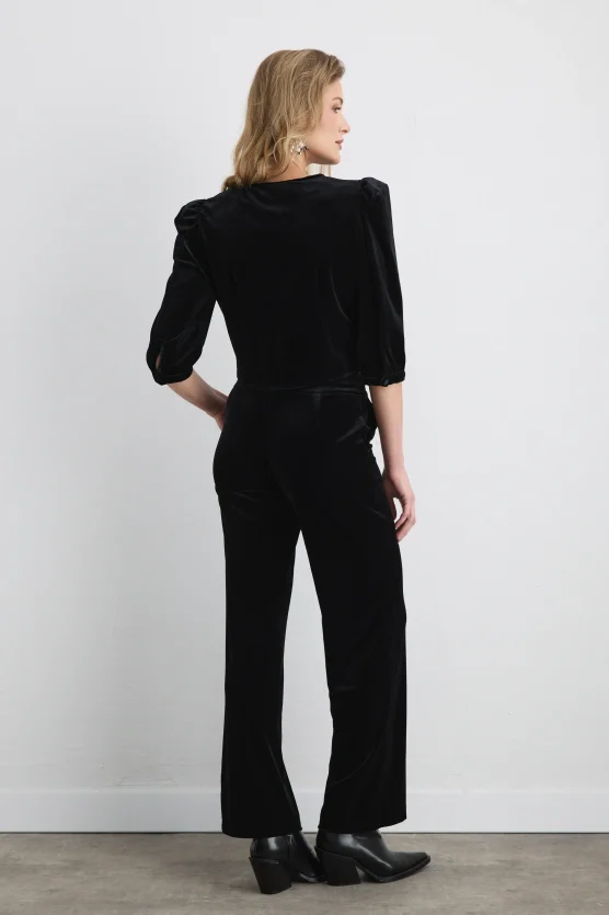 Velvet Bolero Jacket Black - 7