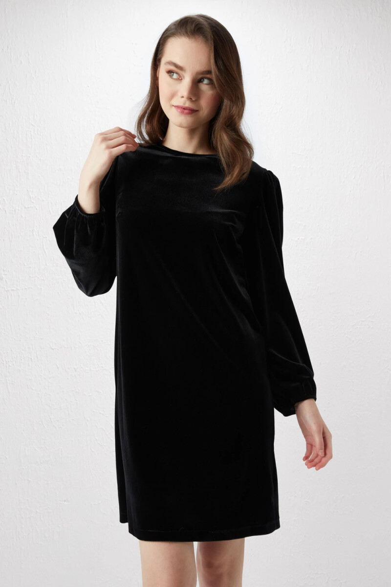 Dark velvet outlet dress