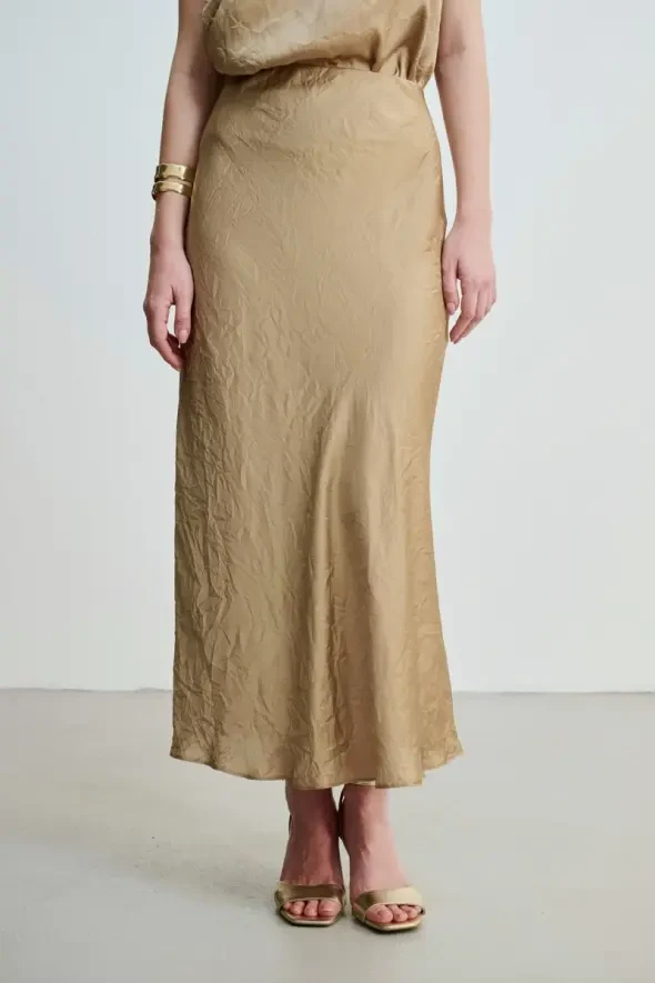Verev Crush Skirt - Mink - 1
