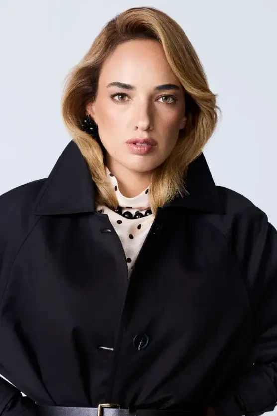 Water-Repellent Relaxed Fit Trench Coat - Black - Gusto