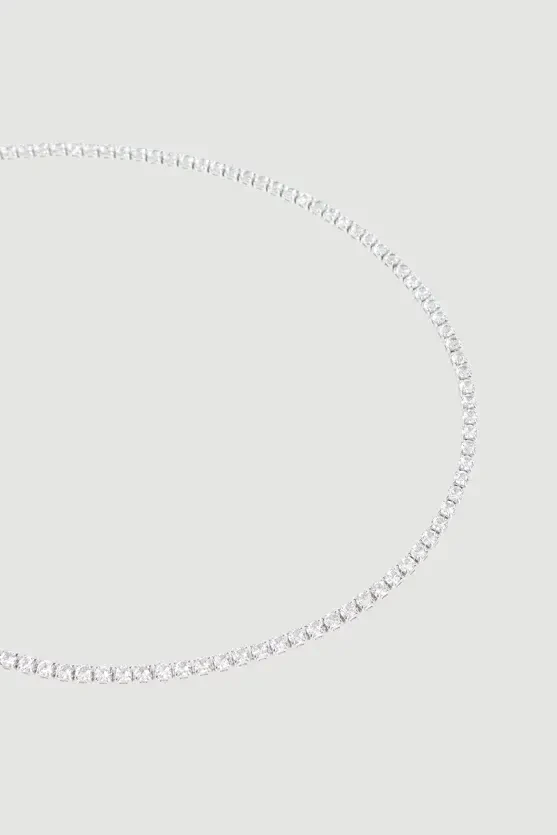 Waterfall Necklace - Silver - 2