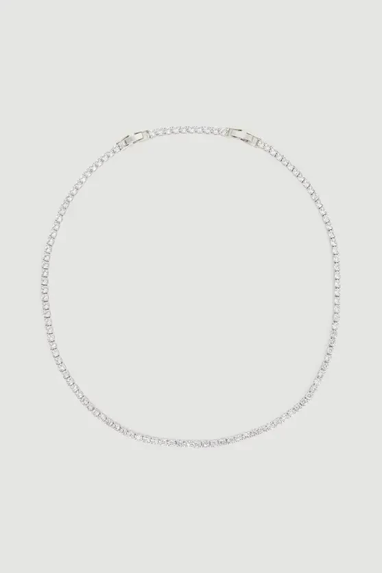 Waterfall Necklace - Silver - 1