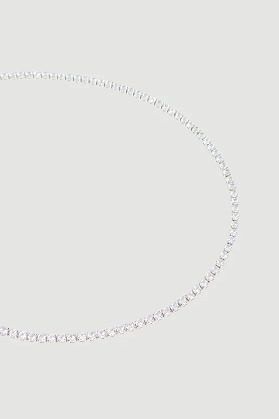 Waterfall Necklace Silver - 2