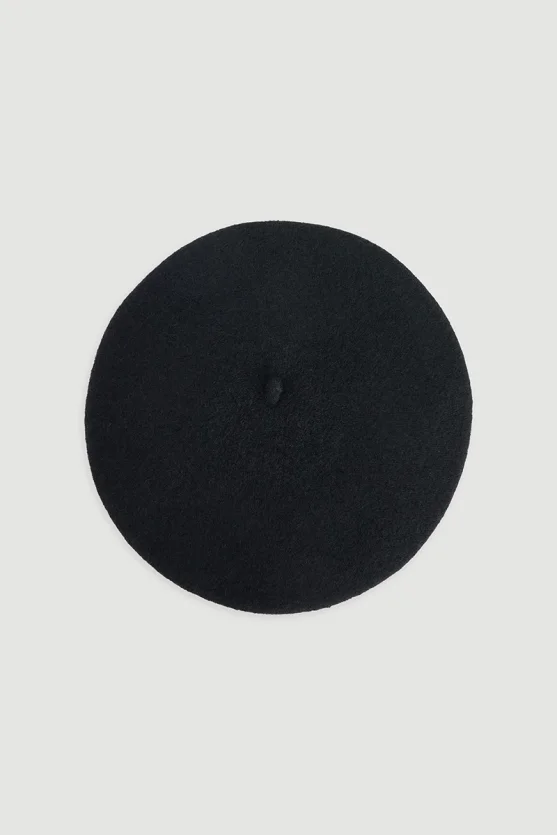 Wool Beret Black - Gusto