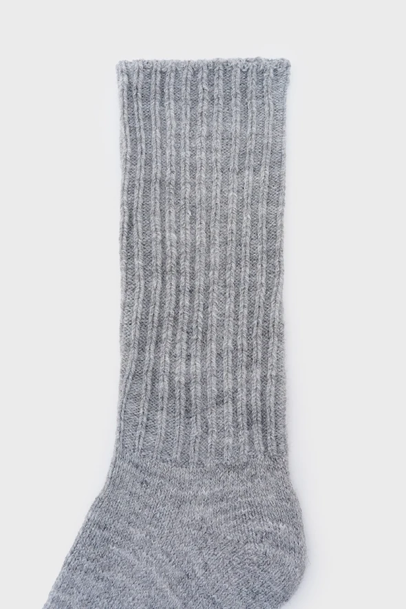 Wool Socks - Grey - 2