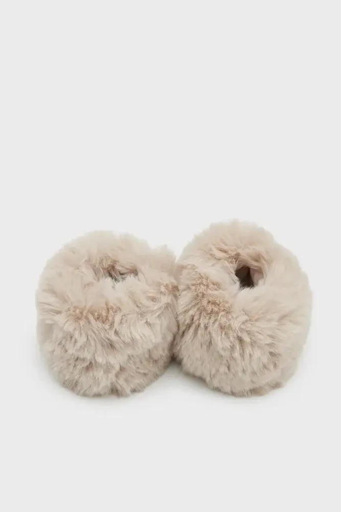 Fur Cuffs - Beige