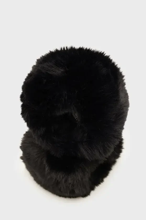 Fur Cuffs - Black - 2