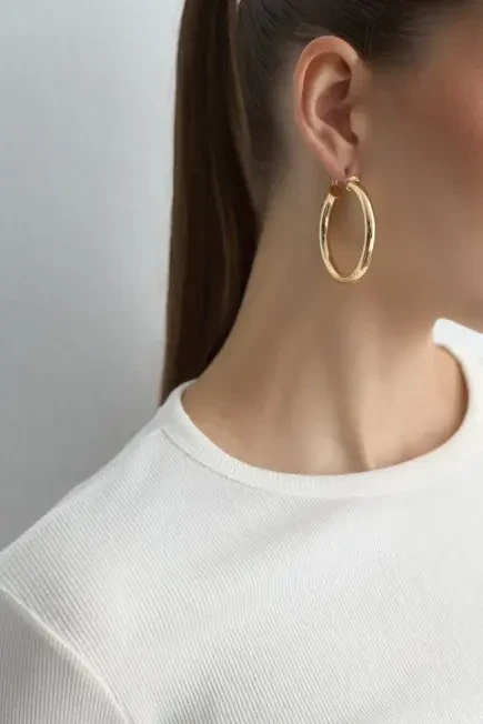 Halka Küpe - Gold - Gusto (1)