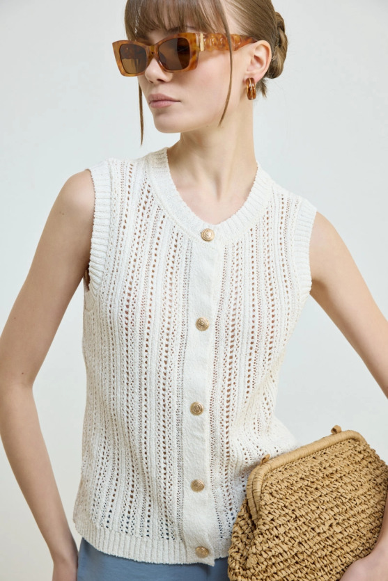 Hasır Clutch Çanta - Kahverengi - Gusto