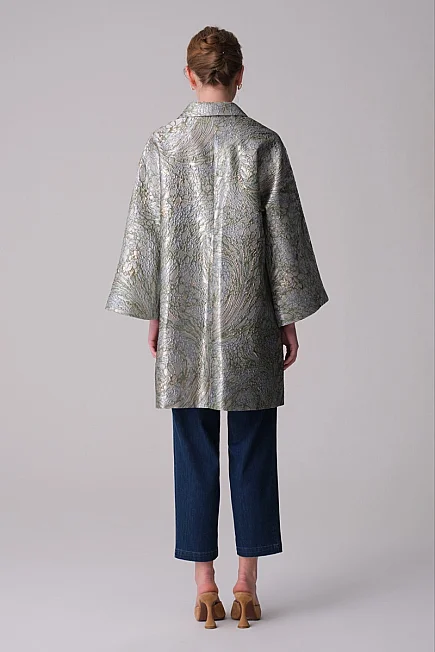 Jakar Desenli Kaftan - Mint - Gusto