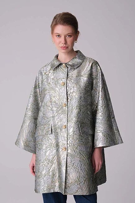 Jakar Desenli Kaftan - Mint Mint