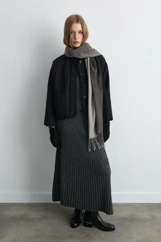 Kapitone Ceket - Lacivert - Gusto