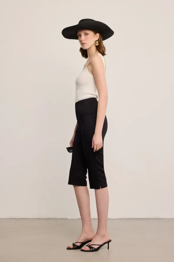 Kapri Pantolon - Siyah - Gusto