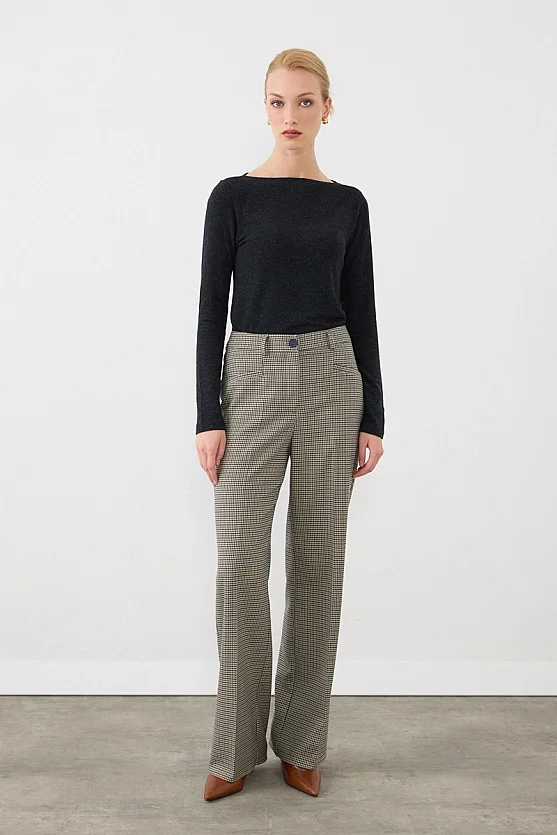 Kazayağı Straight Fit Pantolon - Yeşil - 3