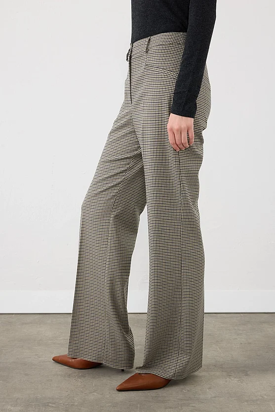 Kazayağı Straight Fit Pantolon - Yeşil - 4