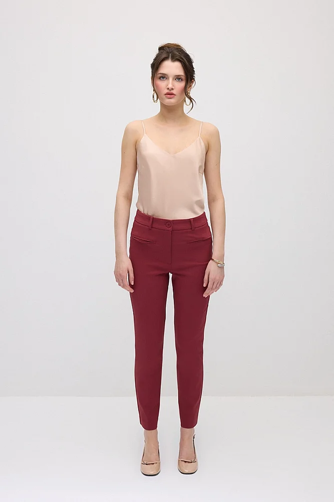 Klasik Sihirli Pantolon - Bordo Bordo