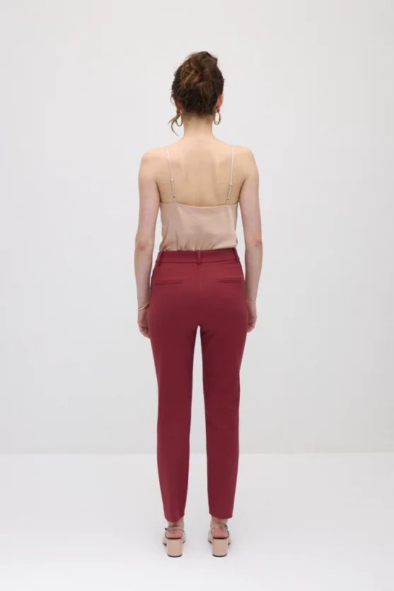 Klasik Sihirli Pantolon - Bordo - Gusto