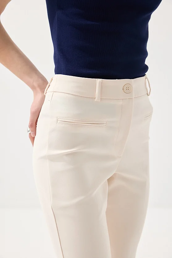 Klasik Sihirli Pantolon - Ekru - 3